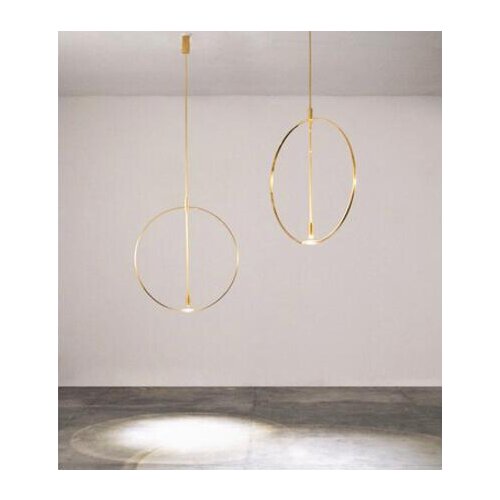 Led post-modern minimalist circular Nordic living room restaurant bar porch studio clothing store mall crystal chandeliers