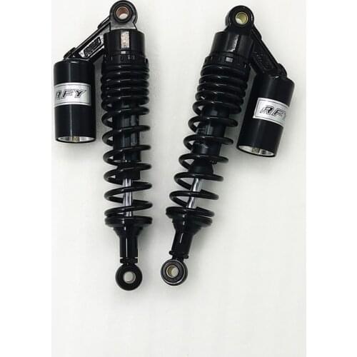350MM 8mm spring Motorcyc Shock Absorbers for Honda CB750 F2N Yamaha Suzuki Kawasaki ER-5 ER500 ZR750 KZ1000 ZR550 GPZ1100 BLACK