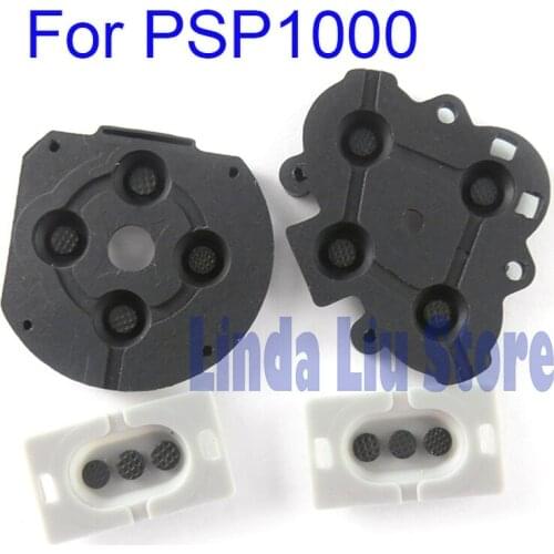 50sets/lot Silicone Rubber Button Switch Conductive rubber pad D-Pad ABXY Replacement for PSP1000 psp 1000