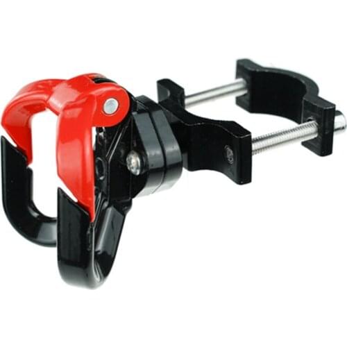 Electric Scooter Aluminum Bags Double Hook for Ninebot Max G30 Scooter Hanger Gadget Claw Red