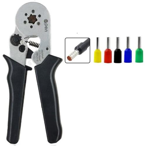 HSC8-66 Functional terminal crimping pliers, cold crimping crimping pliers, hexagonal tube type needle terminal