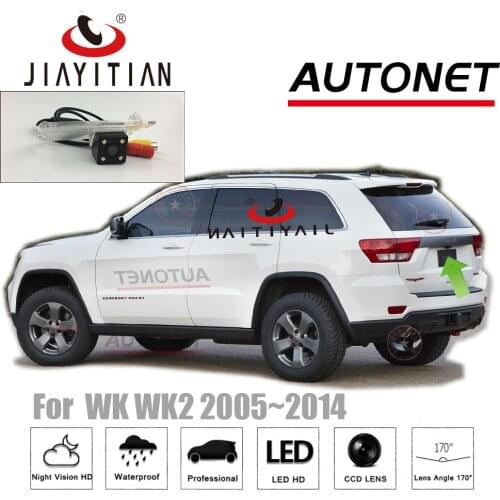 JIAYITIAN Rear View Camera For Jeep Grand Cherokee WK WK2 CCD Night Vision Backup Camera Reverse Camera license plate Camera