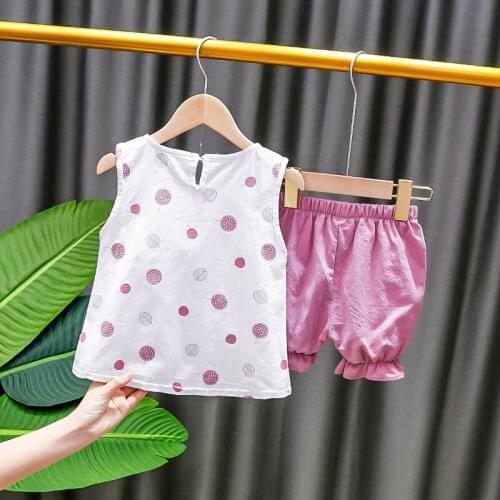 Summer White Kawaii Baby Suit Girl Clothes Combo Modern Design Baby Suit Neonata Abbigliamento Clothes Baby Set BD50YE
