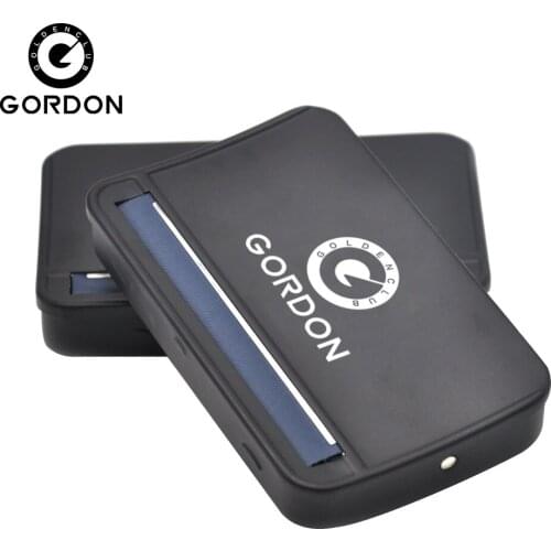 GORDON Metal Rolling Machine Smoking Case Rolling Machine Box for 110mm Papers Cigarette Maker Roller Hand Roller