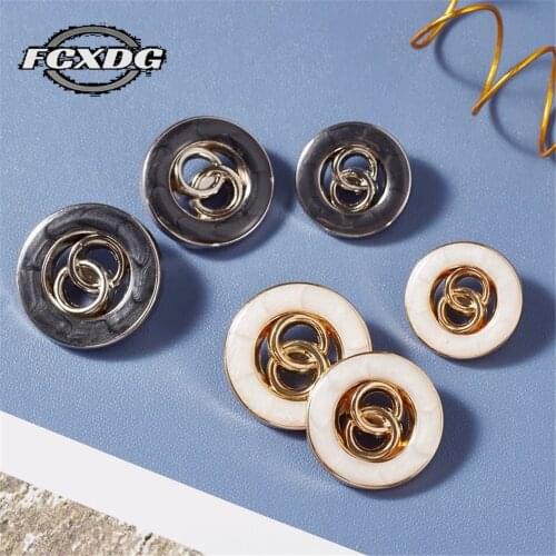 Fashion Shirt Buttons DIY Craft Supplies Snaps for Clothes Cc Buttons for Clothing Sewing Supplies and Accessories Blouse Button