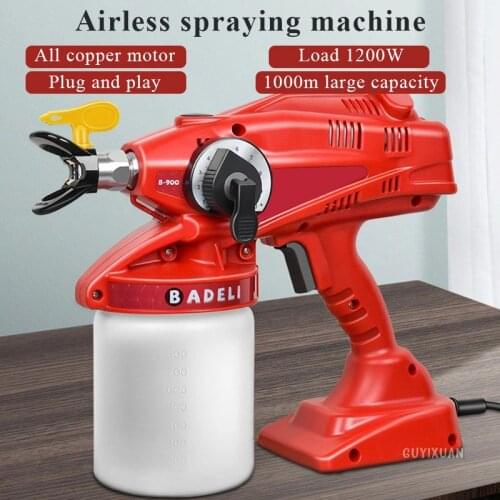 High-power Paint Spraying Machine Tool Latex Paint Spraying Machine Small Household High Pressure Airless Electric Spray Gun