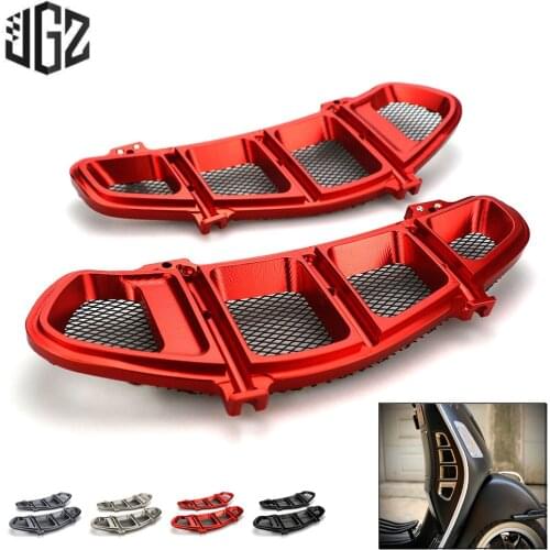 Motorcycle Left Right Radiator Guard Grille Protector Bezel Cover For VESPA GTS 250 300 2013 2014 2015 2016 2017 2018 2019 2020