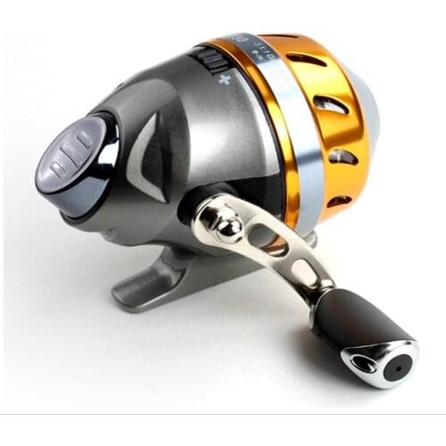 2021 New Slingshot fishing Reel Spinning Hand Wheel 2 BB Speed ratio 3.1:1 Catapult Outdoor Hunting Closed Reel With Line