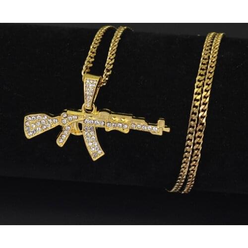 Clearance Sale 16 styles Wholesale Hip Hop Cartoon Pendant Necklace Jewelry for men ICED OUT BLING BLING N03