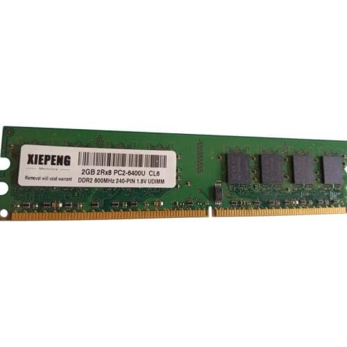 For Dell Dimension E520/E521/E521n/Workstation T3400 OptiPlex 160 Memory 2GB DDR2 800MHz 4GB 2Rx8 PC2-6400U 2G PC2 5300 NON ECC