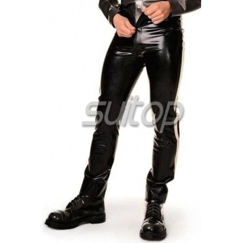 Latex casual wear casual TROUSERS MENS