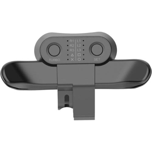 Extended Gamepad Back Button Attachment Joystick Rear Button With Turbo Key Adapter For PS4 Controller Game Accessories