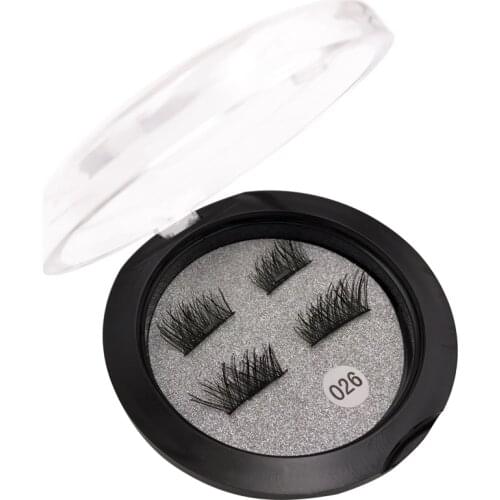 YSDO 1Pair Magnetic Mink Eyelashes Lashes Natural Maquillaje Eyelashes 3D Lashes Mink Volume Extensions Lashes Faux Cils False