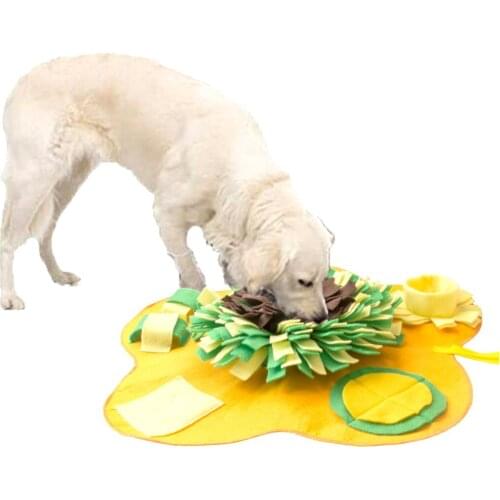 ''23x 23'' Pet Dog Snuffle Mat Training Feeding Mat Nosework for Dogs Activity Fun Play Mat for Relieve Stress Restlessness