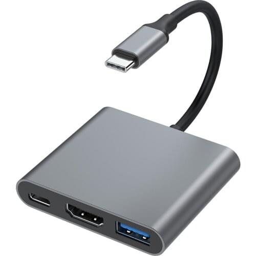 Type C to HDMI 4K PD one tow three, mobile notebook, converter USBC hub docking station