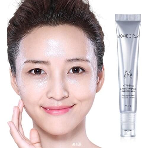 Vitamin A Massage Rolling Eye Cream Remover Dark Circle Anti-Wrinkle Moisturizing Oil-Control Refresh Cream Eye Massager Care
