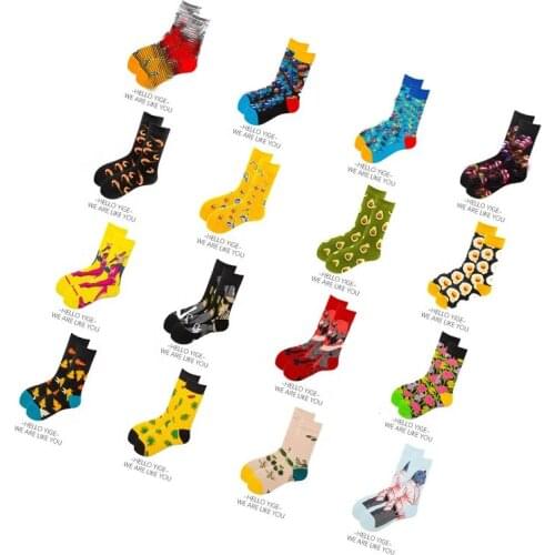 High Quality Cotton Hip Pop Tube Socks Outdoor Skateboard Socks for Couple