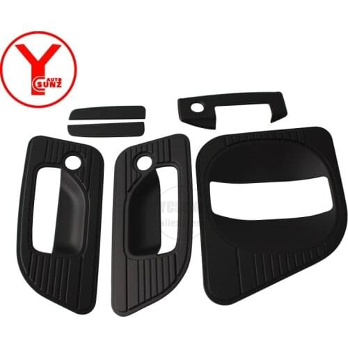 YCSUNZ ABS black door handle protector cover parts car styling accessories For nissan urvan Caravan nv350 e26 2016 2017 2018