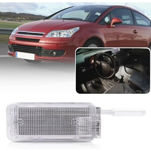 1x 12V 3528SMD Led Luggage Trunk Interior Light Glove Box Lamp for Peugeot 206 306 806 807 607 Citroen C2 C3 C4 C5 C6 C8