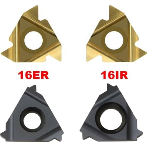 10pcs 16ER AG60/16ER AG55/16IR AG55/16IR AG60 55/60 degree Carbide inserts Thread Turning tool cutting tool Lathe Tools