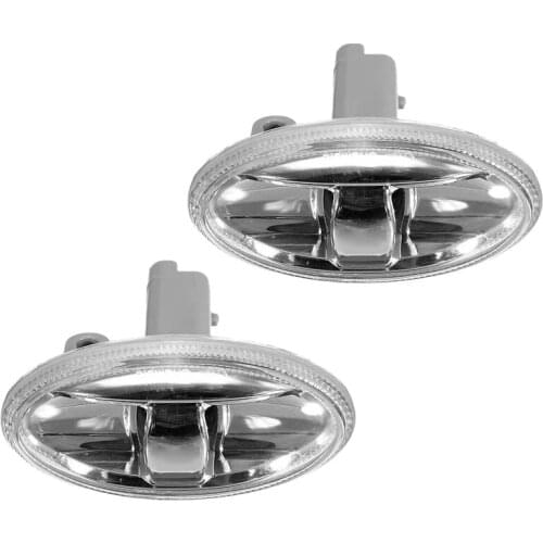 2Pcs Car Turn Signal Light Fender Side Lights for Citroen C2 Elysee Picasso Peugeot 307 206
