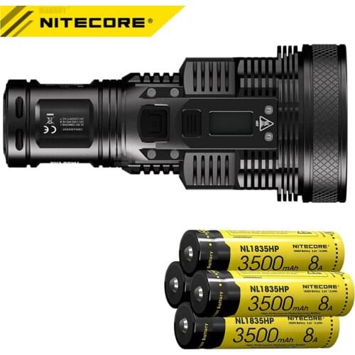 2021 Nitecore Tini Monster TM39Lite 4x18650 Rechargeable Batteries 5200Lms High Performance LED Flashlight Outdoor Free Shipping