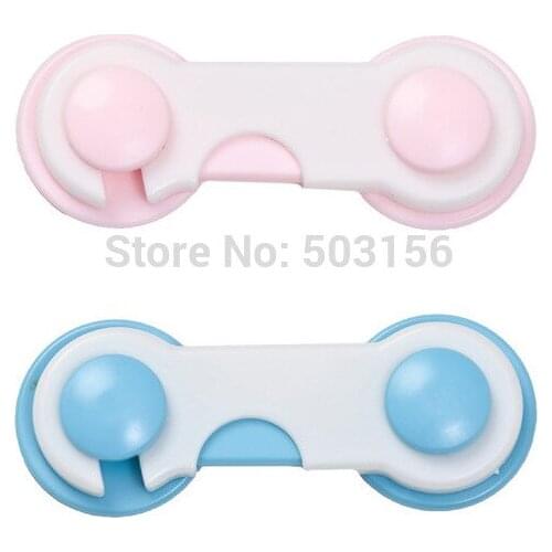 50pcs/lot Multi-function Fridge Cabinet Door locks Drawer Toilet Plastic Safety Lock cabinet locks Care For Child Kids baby