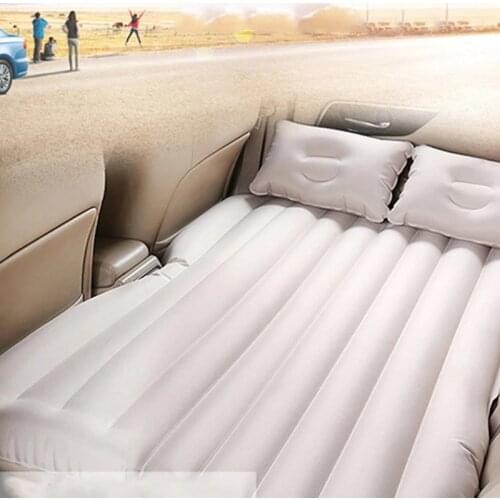 Car Air Inflatable Travel Mattress Split Bed for Back Seat Rest Mattress Pillow Outdoor Camping Mat Cushion Sofa WITHOUT AIR PUM