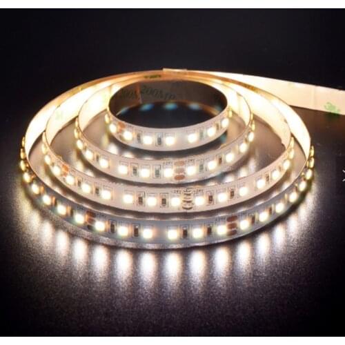 Free Shipping Dual Color 2 in 1 CCT LED Strip Light SMD 3528 120Leds/M LED Diode Tape Lights for Home Office Decoration