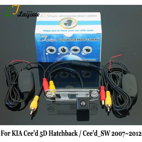 Wireless Car Rearview Camera For KIA Ceed 5D Hatchback Ceed_SW ED 2007~2012 / HD Night Vision Backup Parking Camera