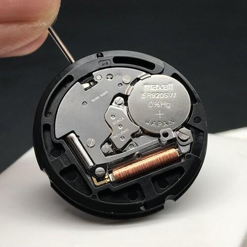 Swiss Ronda 517-3 Quartz Watch Movement Day/Date Double Calendar Display Watchmakers Replace Parts with Battery 517.3