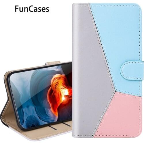 Leaves Cases For Xiaomi para Redmi 8 Tricolor Cellphone Case sFor Xiaomi Redmi cover 8A Capa PU Leather Phone Case Kryty HM8A
