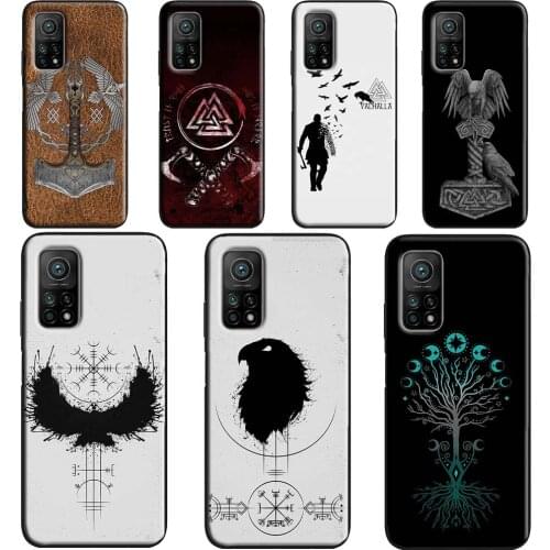 Viking Ragnar Lodbrok Valhalla Odin For Xiaomi Mi 11 Lite Ultra 9 10 A3 Mi 10T 9T Pro Case For POCO M3 F3 F1 F2 X3 Pro Coque