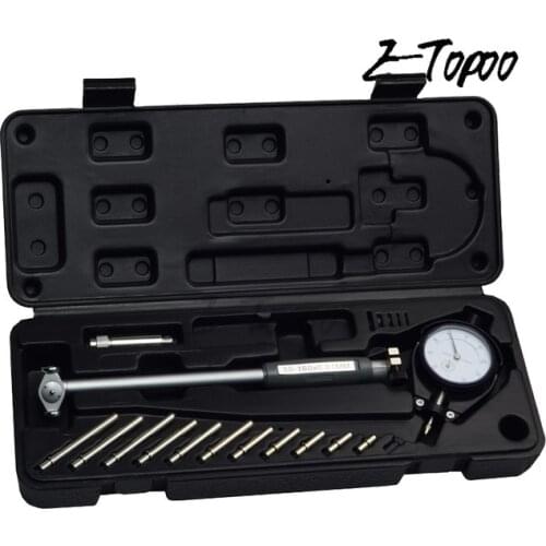 Dial Indicator Bore Gage 0.001" Gauge (2"-6" range) Deep Engine Hole Cylinder Measurement Gage Cylinder 50-160mm 0.01mm gauge