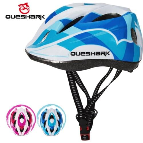 QUESHARK Boys Girls Kids Children Teens Cycling Helmet Ultralight MTB Road Bike Bicycle Motorcycle Riding Protection Safely Cap