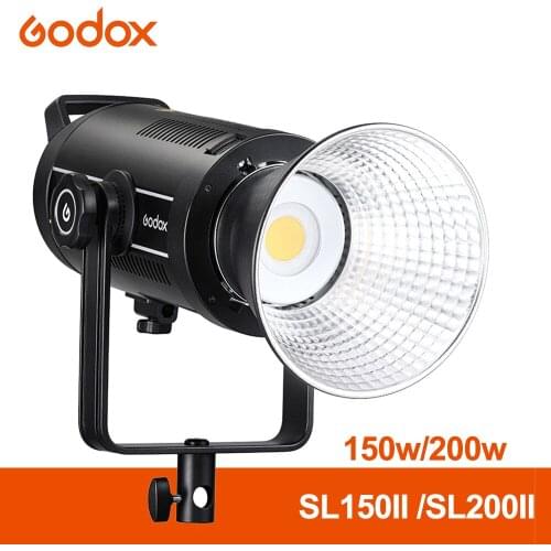 Godox SL150II SL200II LED Video Light 5600K 150w 200w Photography Light Daylight with Bowens Mount Remote control