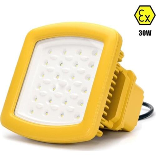 IECEX ATEX UL explosion proof led floodlight 30W AC110v 220v 230v 240v class I division 2 30W anti explosive led flood light