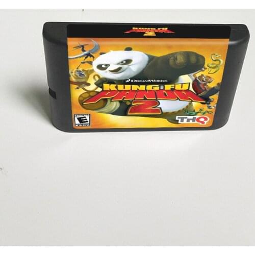 Kungfu Panda 2 - 16 Bit MD Game Card for Sega Megadrive Genesis Video Game Console Cartridge