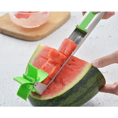 Windmill Watermelon Cutter Plastic Slicer for Cutting Watermelon Power Save Cutter Fast Fruit Cutting Tools
