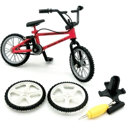 Mini Alloy Finger Bike Bicycle Bmx Toys For Children Boys Finger Scooter Novelty Gag Racing Toy Brinquedos Fingerboard Gifts