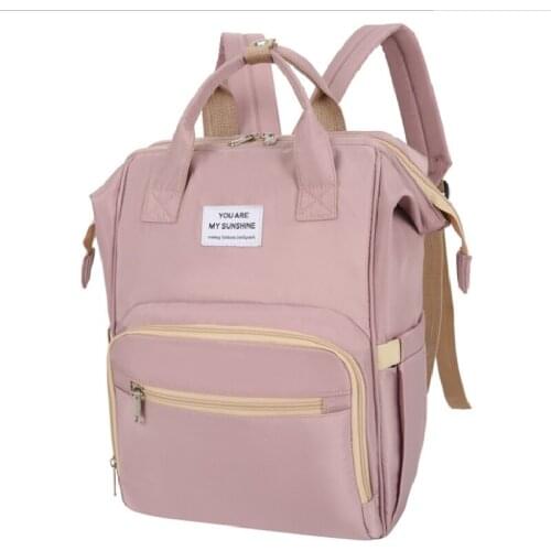 Multi-Fuction Mummy Bag Large Capacity Waterproof Baby Nappy Bag Travel Backpack 2021 Fashion