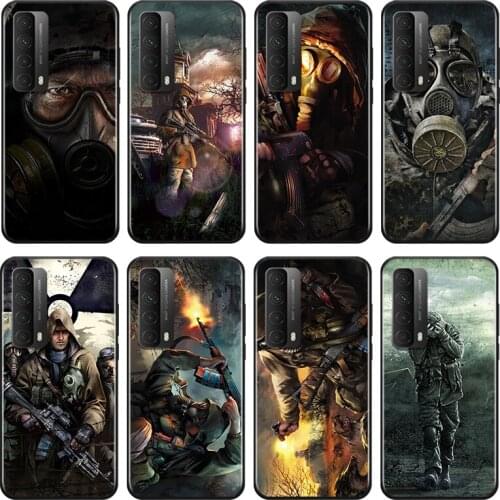 Stalker Clear Sky For Huawei Y9A Y9S Y9 Y8P Y8S Y7A Y7P Y7 Y6 Y6P Y6S Y5P Y5 Prime Pro 2019 2020 Black Soft Phone Case