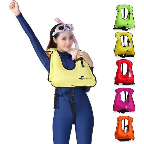Inflatable Swimming Vest Life Jacket Child Adult Universal Boating Floating Device Drifting Surfing Water Sports Saving Jackets