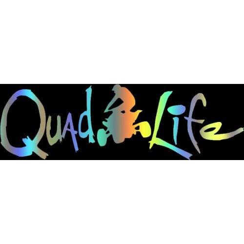 LLY-0818 Personality Car Sticker Quad Life Modeling Decal PVC Auto Motorcycle Decorative Accessories Waterproof Exquisite Decals