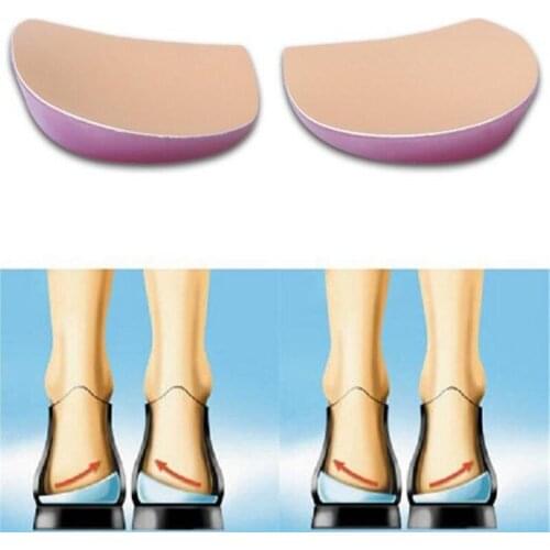 Orthopedic Shoes Sole Insoles O/X Type Leg Insoles Shoe Inserts Medial Lateral Heel Wedge Lift Silicone Pads Corrective Unisex