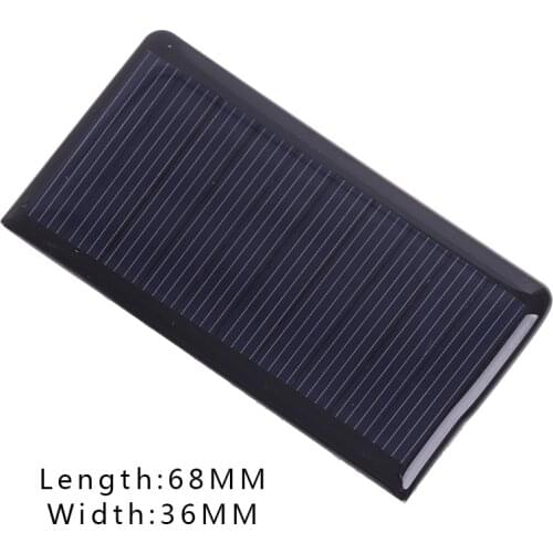 Solar Panel 5V Mini Solar System DIY For Battery Cell Phone Chargers Portable Solar Cell 68*36MM Hot Sale
