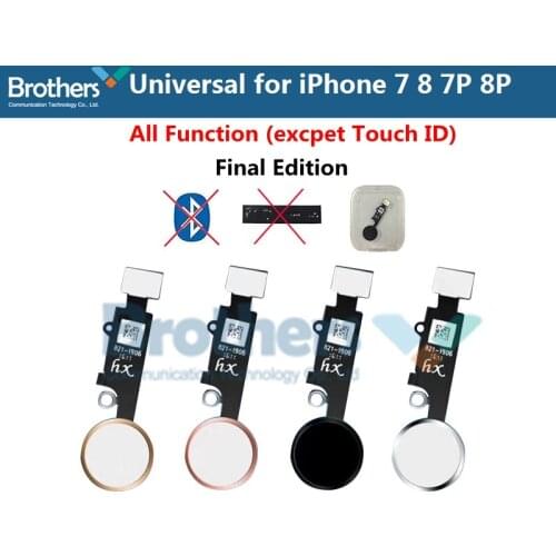 Universal Home Button Flex Cable for iPhone 7 8 7plus 8plus End Edition Return Function Home Key for iPhone 7 8 No Touch ID