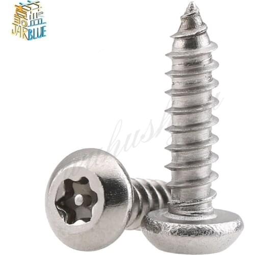 20Pcs M2.9 M3.5 M3.9 M4.8 304 Stainless Steel Flat head/ Pan Head Screw self tapping screw torx screw Anti-theft bolt