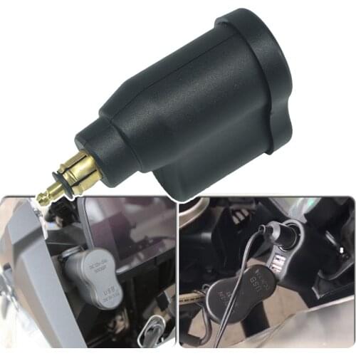 Motorcycle Charger Power Adapter For BMW R1200GS Adventure R1250GS R 1200 GS/adv F850GS F800GS Dual USB Port Plug Lighter Socket