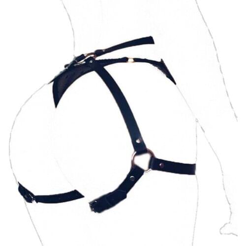 Harness For Women Garter Belt Lingerie Belts Stockings Body Buttocks Bondage Leather Leg Harness Belts Bdam Suspender Sexy